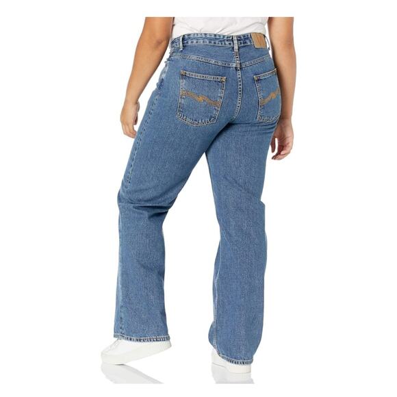 NWT Nudie Jeans Women's Clean Eileen Gentle Blues Wide Leg Size 32 x 28 - Picture 3 of 11